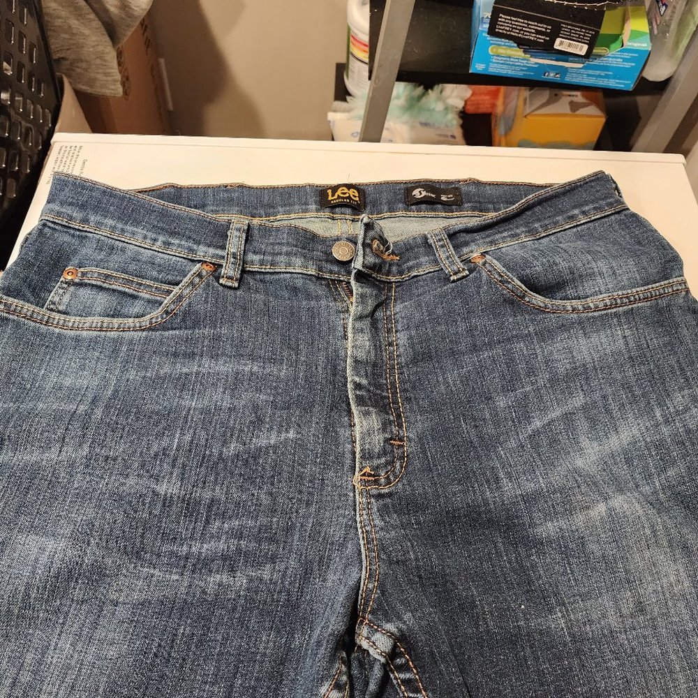 Lee Relaxed Fit Blue Jeans